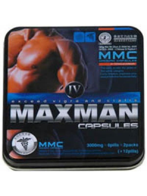 MAXMAN IV 3000 Mg 12’li Sertleştirici Hap